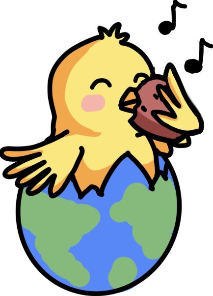 Chircuit eating a strawberry